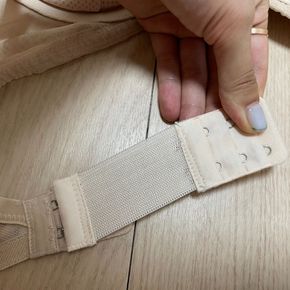 밴드형 브라 베이지 후크 2단 후크 연장 브라 연장