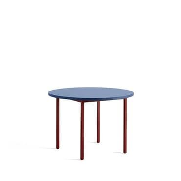 엑스투 헤이 HAY Two Colour Table 투 컬러 테이블 Ø105 x H74 블루 / 마룬 레드