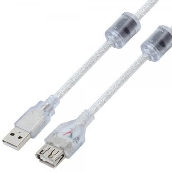엠지솔루션 MBF-UF230HQ USB 2.0 M/F 고급형 코아 연장 케이블 3M