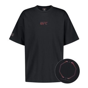 UFC 옥타곤 릴렉스핏 반팔 티셔츠 블랙 U4SSV2303BK