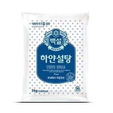 CJ제일제당 백설 하얀설탕 3kg x3개