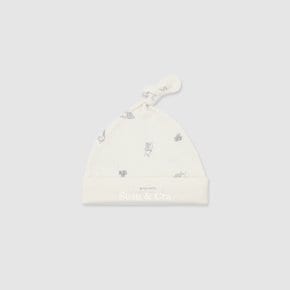 델로린 뉴본 비니 ㅡ 바닐라화이트