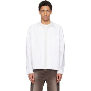 메르츠 비 슈바넨 화이트 모던 컷 코튼 옥스포드 셔츠 SHIRT11OX 01 WHITE