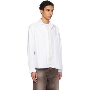 메르츠 비 슈바넨 화이트 모던 컷 코튼 옥스포드 셔츠 SHIRT11OX 01 WHITE