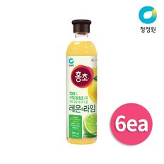 홍초 레몬&라임 900ml x 6