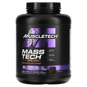 MuscleTech Mass Tech Extreme 2020 트리플 초콜릿 브라우니 6파운드(2.72kg)