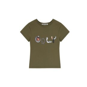 Khaki Baby Tee