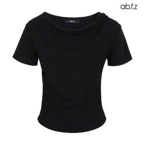 [ab.f.z/신상] 드레이프 셔링 반팔 티셔츠 (AFZ2MK35A)