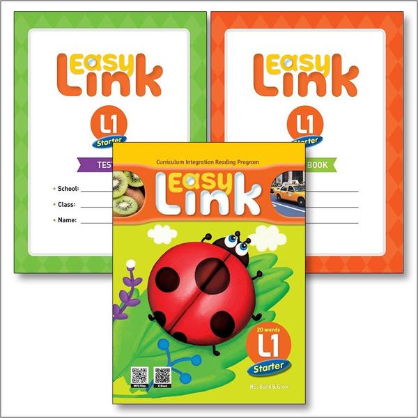 이지 링크 스타터 Easy Link Starter 1 세트 (전3권) : 교재 + Tests + Word Book - SSG.COM