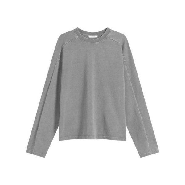 26SS 엔타이어 스튜디오 긴팔 티셔츠 ESSS26TT02012 0392 WASHED BLACK DOM