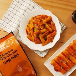 사계절 떡볶이 밀키트 매운맛 (쌀떡) 600g