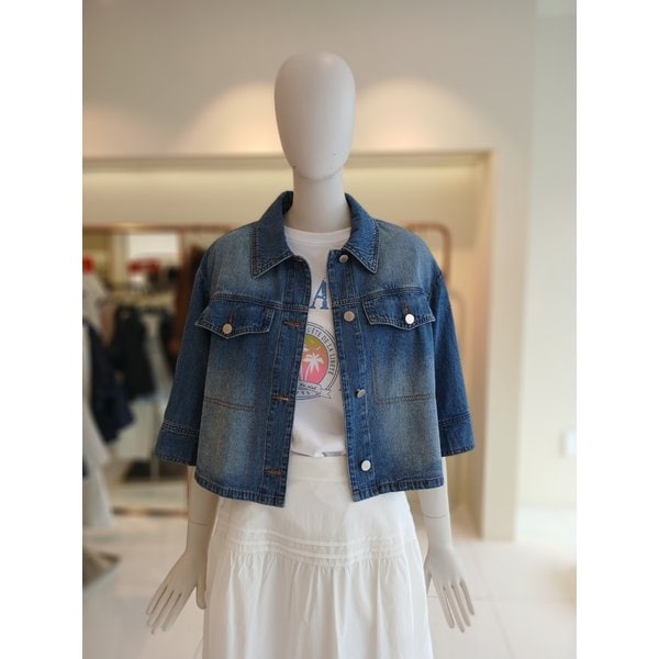 [여주점] 씨씨콜렉트 데님크롭셔츠 E262psc145