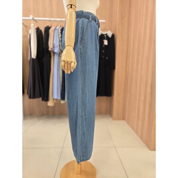[여주점] [라인]벨티드 핀턱 데님팬츠NWDPOG0100