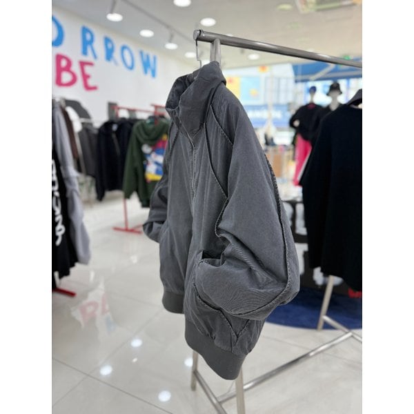 [여주점] 남여공용 코튼피그절개 다운점퍼  챠콜JGZZ62901