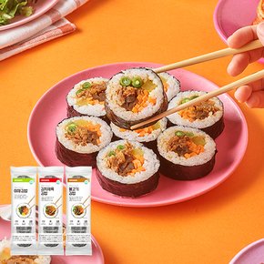 이노하스 냉동김밥 3종 (야채김밥, 식물성 불고기김밥, 식물성 김치제육김밥)