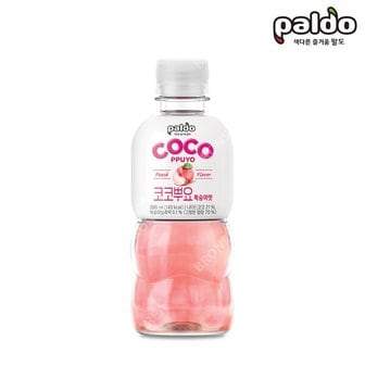  코코뿌요 복숭아 280ml X 24PET (1박스) 음료수 패트 어린이음료