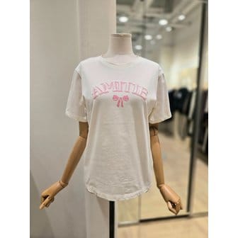 플라스틱아일랜드 [부산점] 스팽글 자수 레터링 티셔츠 (PR2CH00364)