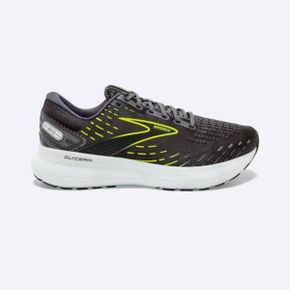 4845122 BROOKS Mens Glycerin 20 Running Shoes In Ebony/white/nightlife