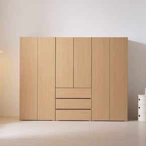 보루네오 마르체 모엔 2400 시스템 서랍 옷장 세트 BKC834C
