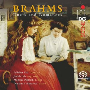 JOHANNES BRAHMS - DUETS AND ROMANCES/ FELICITAS ERB, JUDITH ERB SACD HYBRID 브람스: 듀엣과