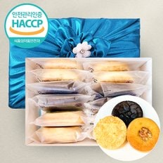 [HACCP]명품 수제떡 3종 선물세트(호두4,초코4,치즈4,보자기)