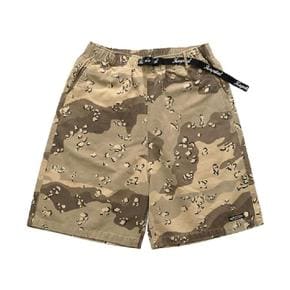 코튼 헤링본 패키쉬 초콜릿 칩 카모플라주 이지 쇼츠 베이지