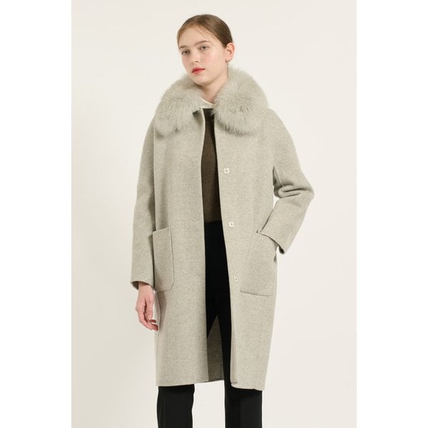 [여주점] 세미 코쿤 울 코트 B4DAH824