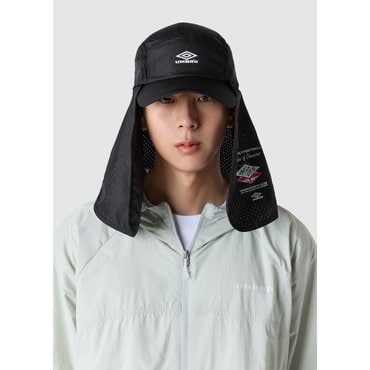 엄브로 남녀공용 차양 캡 UQ223CCP55BLK