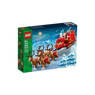  Lego 343pcs Holiday Santa`s Sleigh Exclusive Set 40499