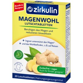 지르쿨린 Zirkulin Magenwohl Lutschtabletten 사탕 20개 32g