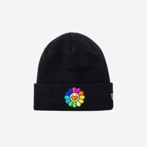 뉴에라 x 무라카미 다카시 오하나 비니 블랙 New Era x Murakami Takashi Ohana Beanie Black