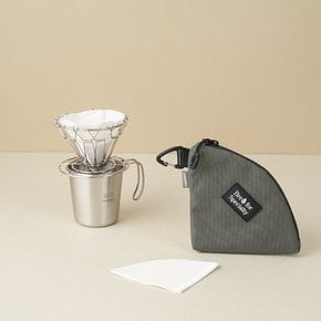 V60 커피 필터 케이스 그린 VCFC-02-G-K