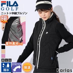 3129850 FILA GOLF 필라 골프 골프웨어 블루존 긴 소매 여성 안솜 보아 니트  CA3235103