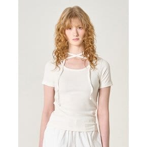 Ribbon String Ts_White