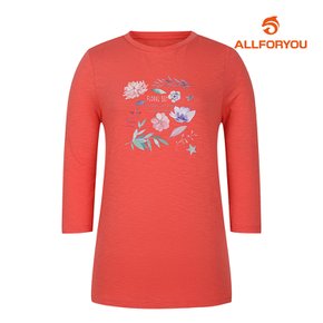 여성 원포인트 7부 티셔츠 ALTRM3121-304_G