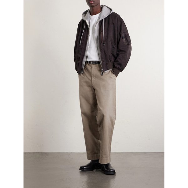 아프레쎄 코튼 실크 블렌드 봄버 재킷 46376663162957184