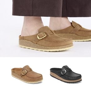 슬리퍼 버클리 내추럴 가죽 오일