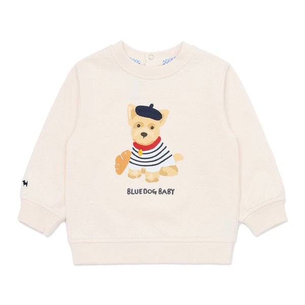 [여주점] [오프라벨 여주점] 블루독베이비 (IV) 블루독 도기 스웨트셔츠A (45119-334-04)