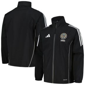 4270302 Adidas Mens adidas Black Philadelphia Union Tiro 24 Full-Zip Hoodie Rain Jacket