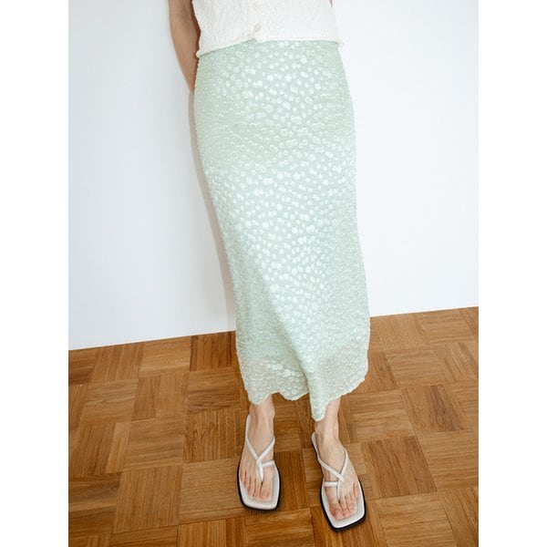 TIR ROMANTIC SHEER FLORAL SKIRT_2COLORS