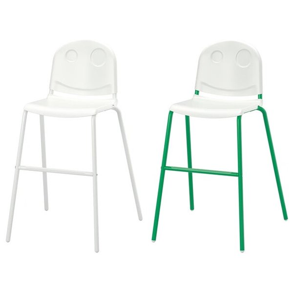 VILDGAS 빌드고스 어린이의자/아기식탁의자/유아식탁의자/어린이발받침의자