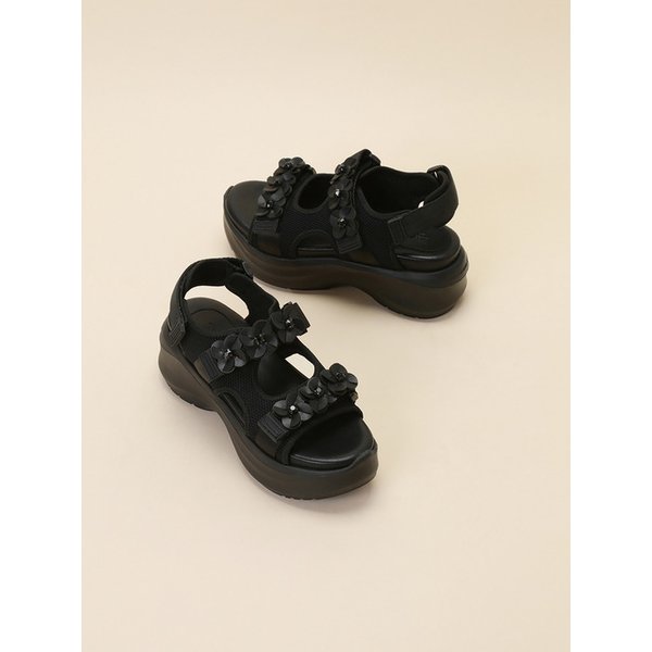 Fleur24 platform sandal(black)_DG2AM24029BLK