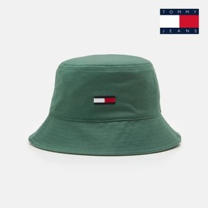 타미힐피거 타미진 남성용 플래그버킷햇 모자 그린 병행수입정품보장