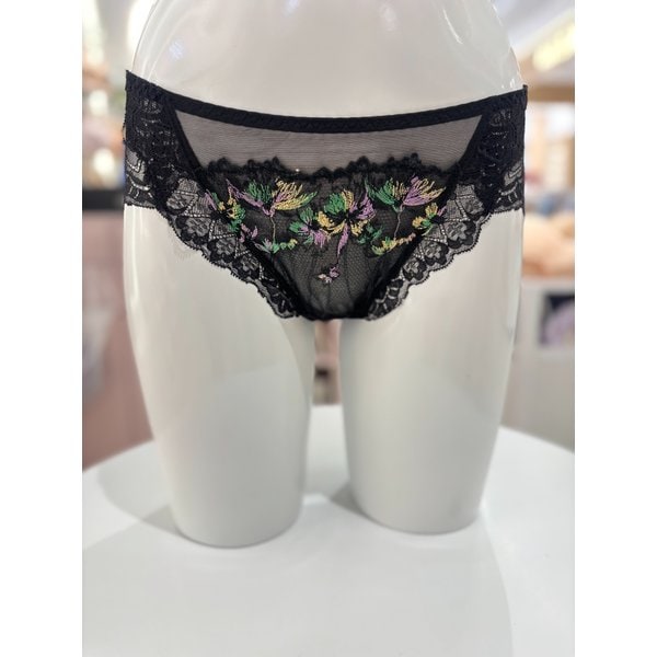 [여주점] 오르화 레이스 망사 자수 팬티 OPT7860S BK