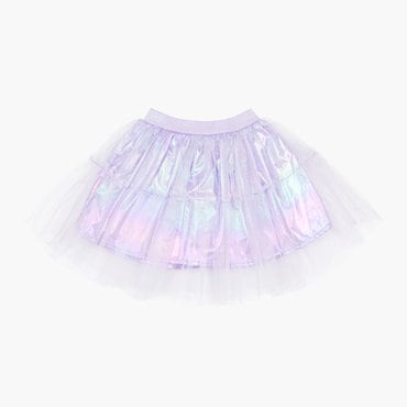 키앙 홀로그램 샤 숏 스커트(Purple)