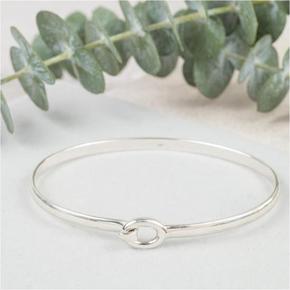 아우리 주얼리 팔찌 B2075 Ledbury Solid Sterling Silver Hook Bangle