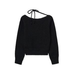 st shoulder knit [black]