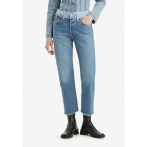 4746965 Levis 501 CROP SPLIT - Straight leg jeans splitting hairs