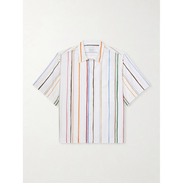 스트라이프 코튼 라이오셀 블렌드 트윌 셔츠 46376663163000939