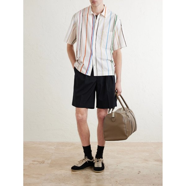 스트라이프 코튼 라이오셀 블렌드 트윌 셔츠 46376663163000939